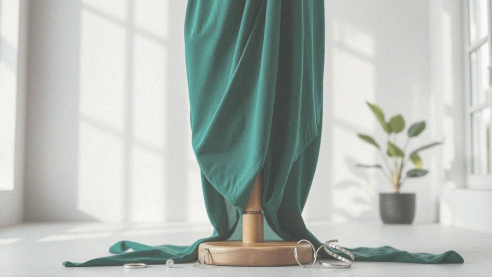 Jak srebrna biżuteria komponuje się z zieloną sukienką?