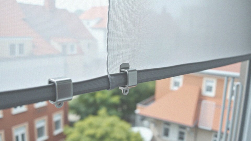 Jakie popularne elementy montażowe dla bocznych osłon balkonowych?