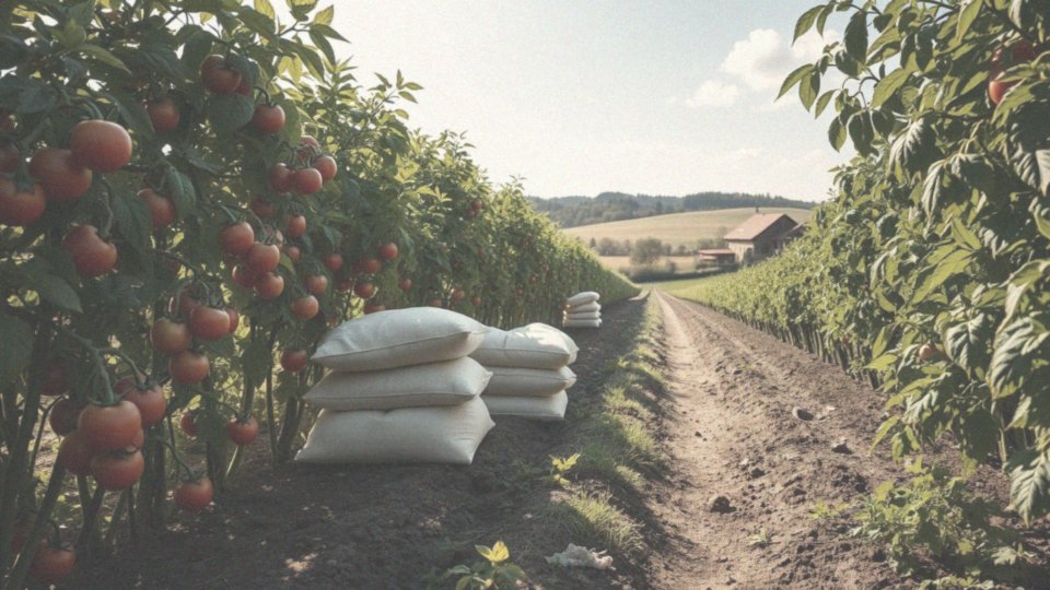 Jakie są efekty stosowania obornika granulowanego dla plonów pomidorów?