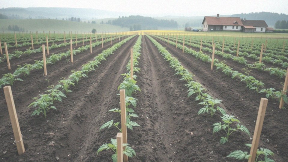 Jakie są zasady dotyczące rozstawu sadzenia pomidorów?